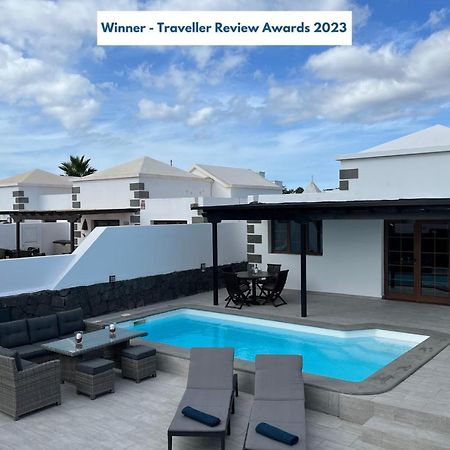 Stunning Villa Arabella - Heated Pool - Bbq - Amazing Terrace - Playa Blanca Exterior foto